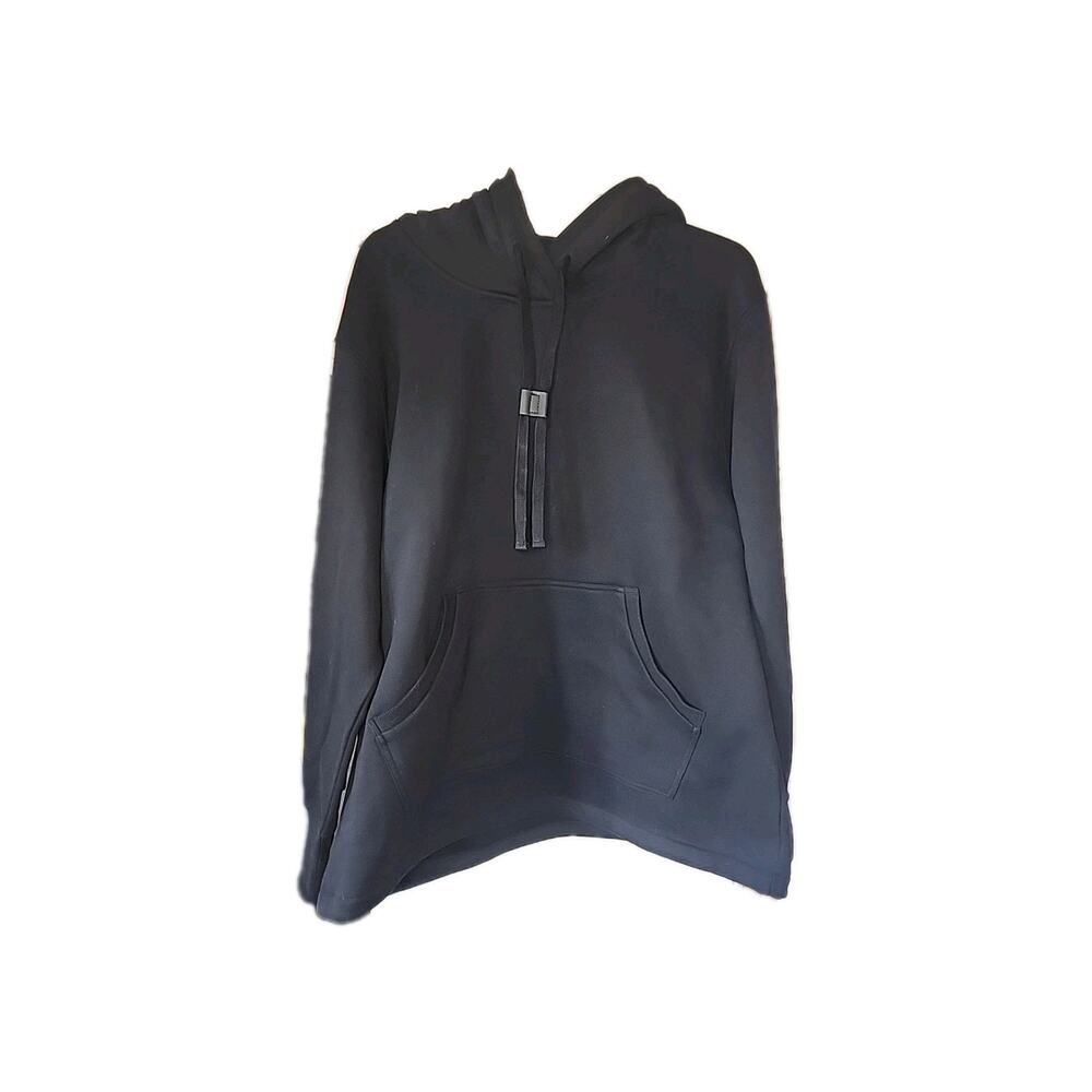 New Martha Stewart Hooded Pullover Black Sz XL